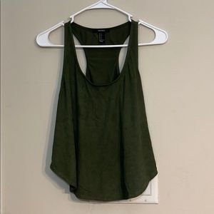 Green Flowy Tank Top